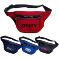 Three Pocket Nylon Fanny Pack